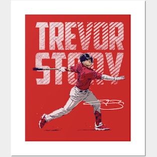 Trevor Story Boston Bold Posters and Art